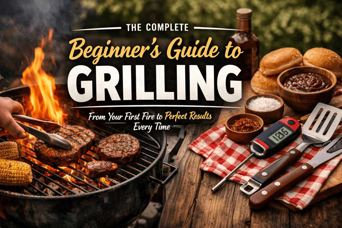 Beginner's Guide to Grilling: From Your First Fire to Perfect Results Every Time