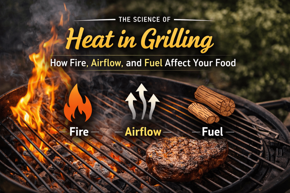 The Science of Heat in Grilling: How Fire, Airflow, and Fuel Affect Your Food