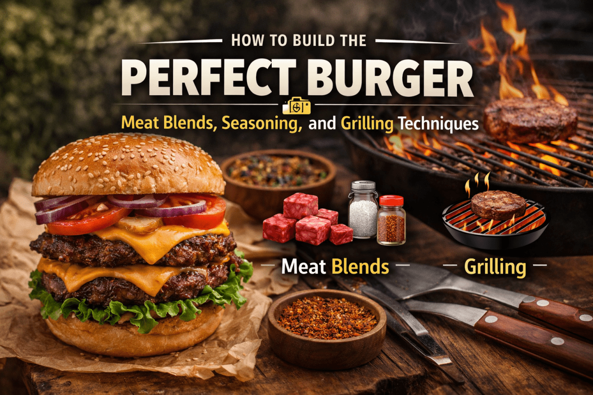How to Build the Perfect Burger: Meat Blends, Seasoning, and Grilling Techniques
