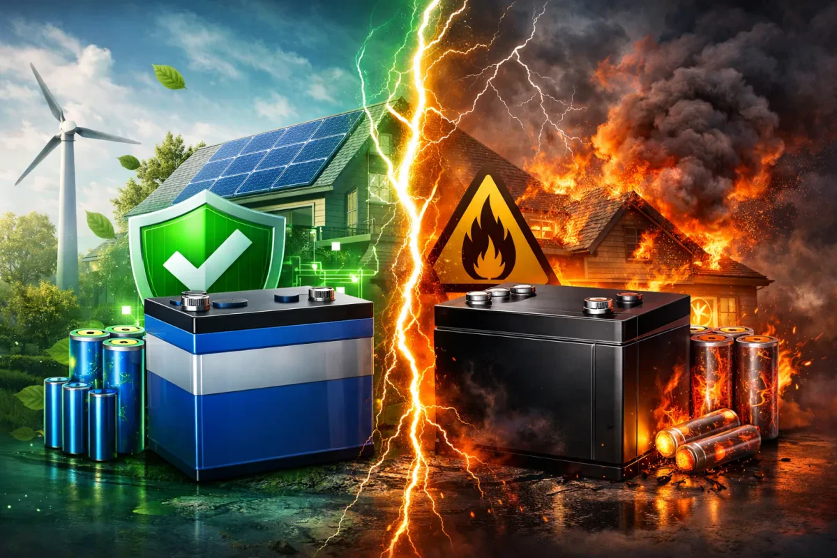 LiFePO4 vs NMC Safe Batteries for Home Use