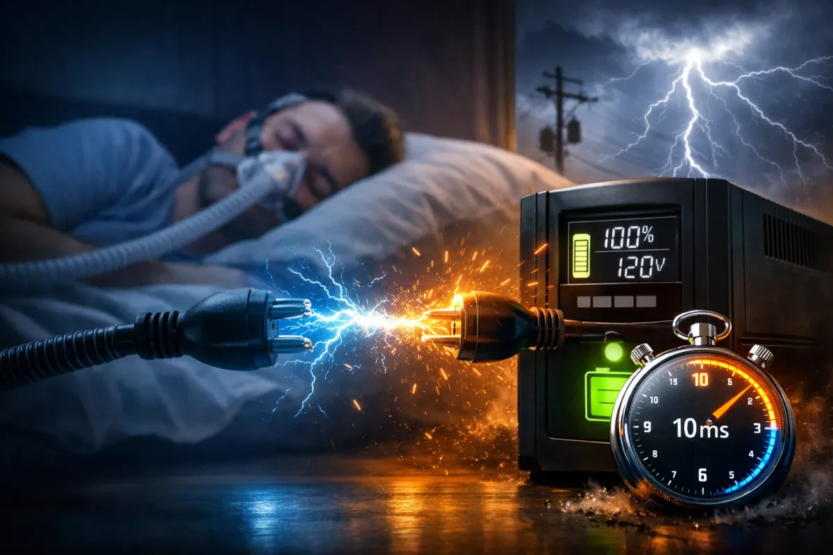 CPAP UPS Switchover Speed: Why 10ms Matters