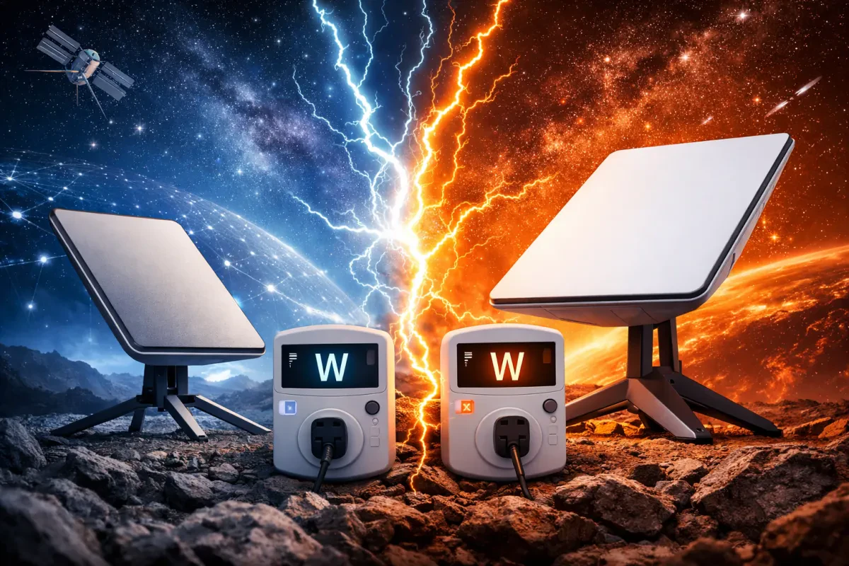 Starlink Mini Power Consumption vs V3 Wattage