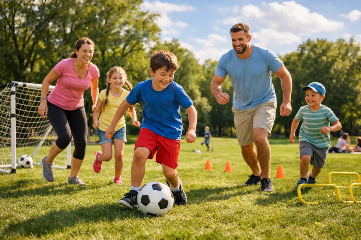 Get the Family Active with Fun Soccer Activities