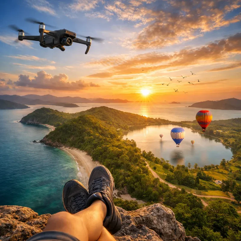 Explore how capturing stunning aerial views can lift your spirits and inspire creativity