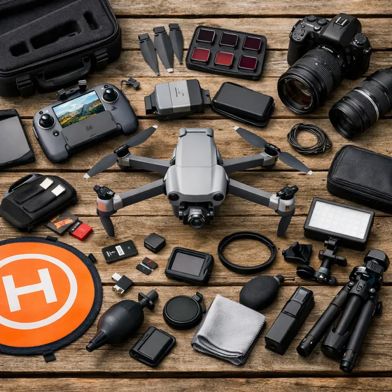 Must-have gear to elevate your aerial photography game