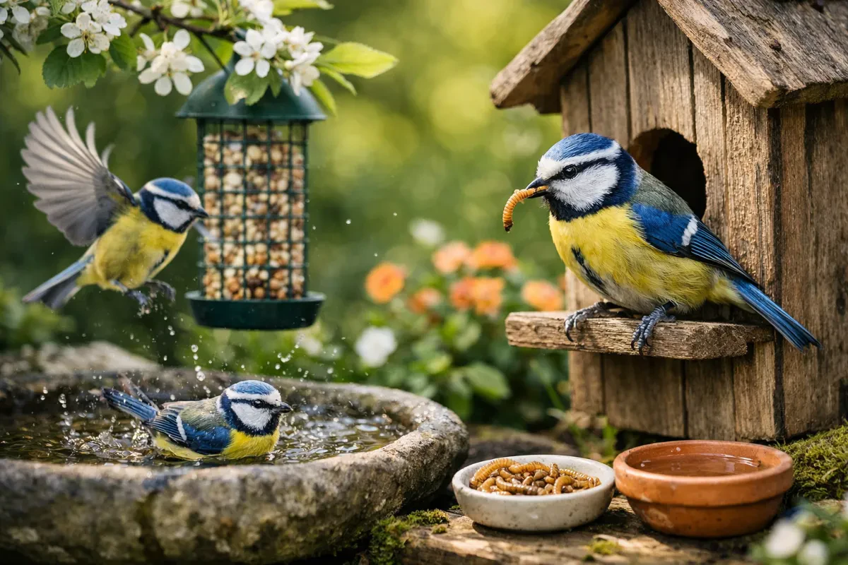 British Blue Tit Care Tips for Happy Birds