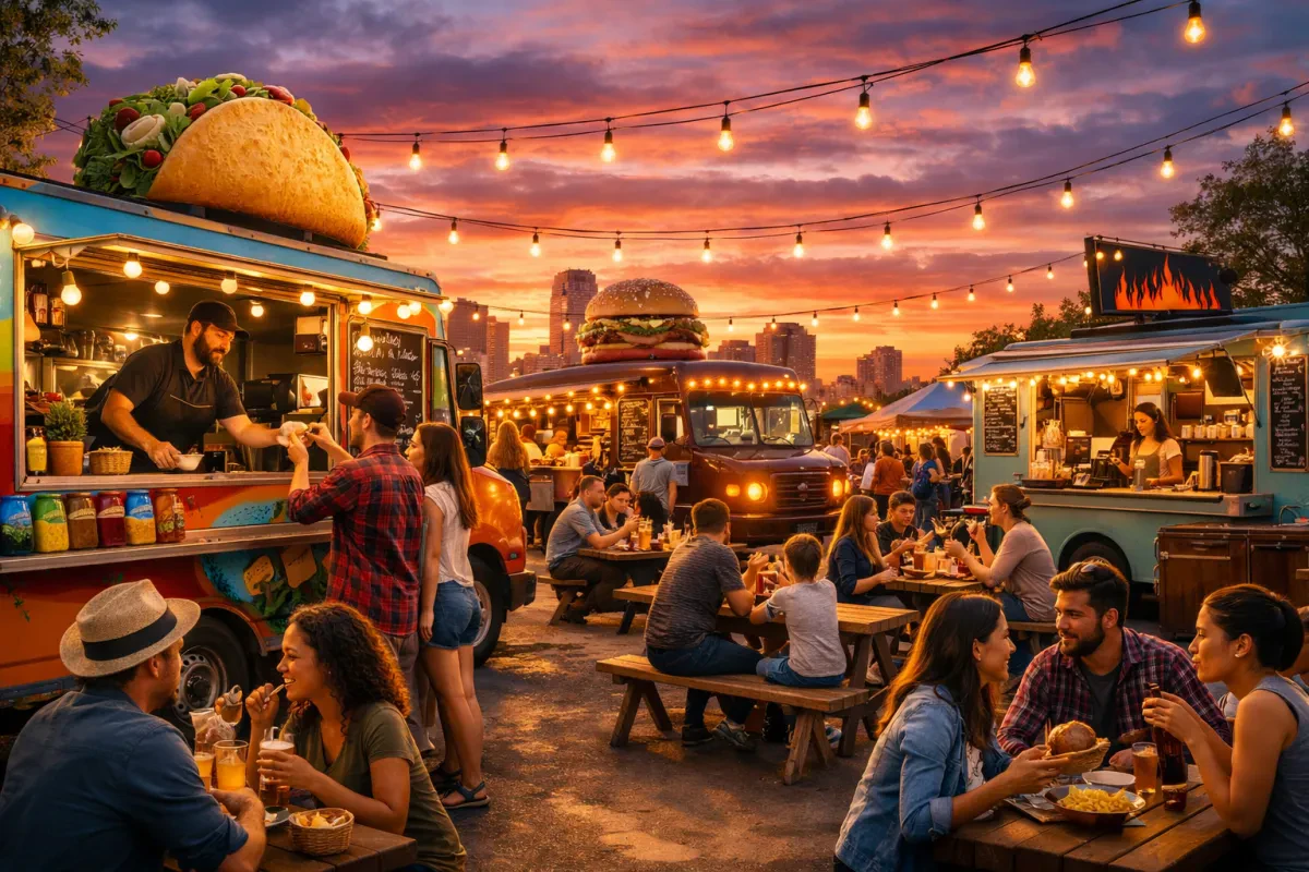 Food Trucks Transforming America's Outdoor Dining Scene