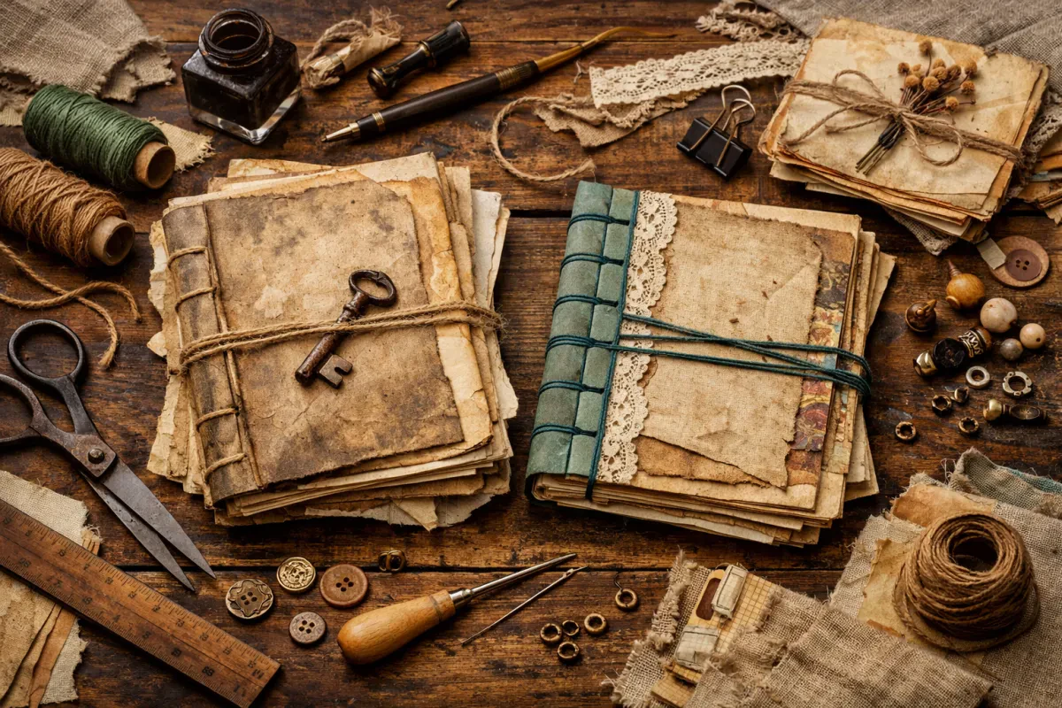 Explore Basic Binding Methods for Your Junk Journal