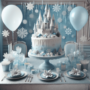 Create a magical celebration filled with fun, friends, and all things Frozen