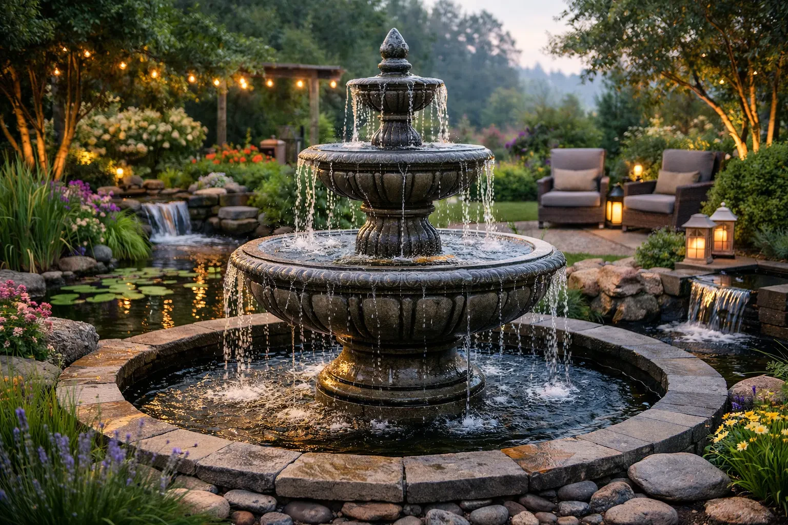 Elevate Your Outdoors with Outdoor Water Fountains