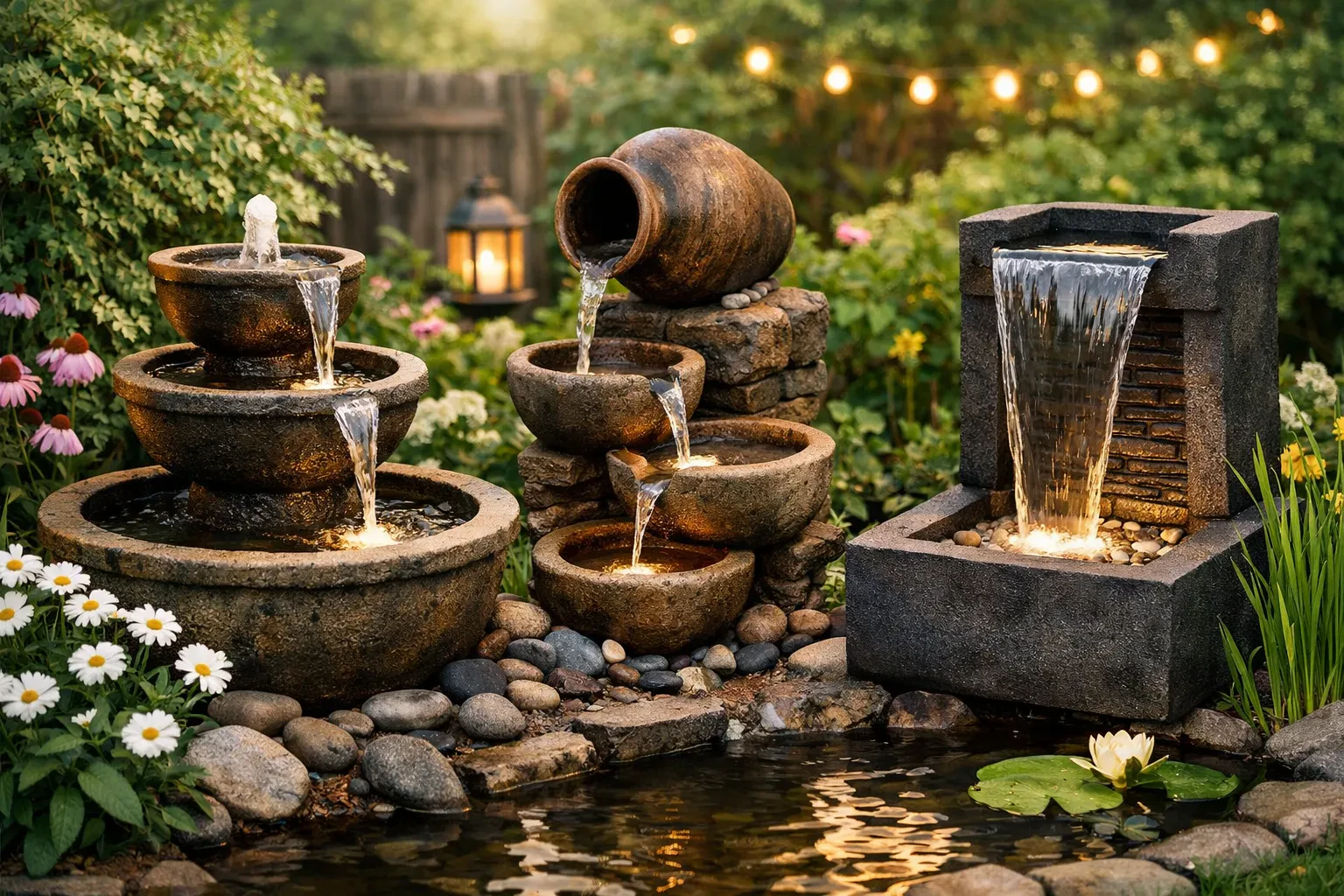 Affordable Outdoor Water Fountains on a Budget