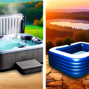 A comparison of the pros and cons of inflatable and hardshell hot tubs