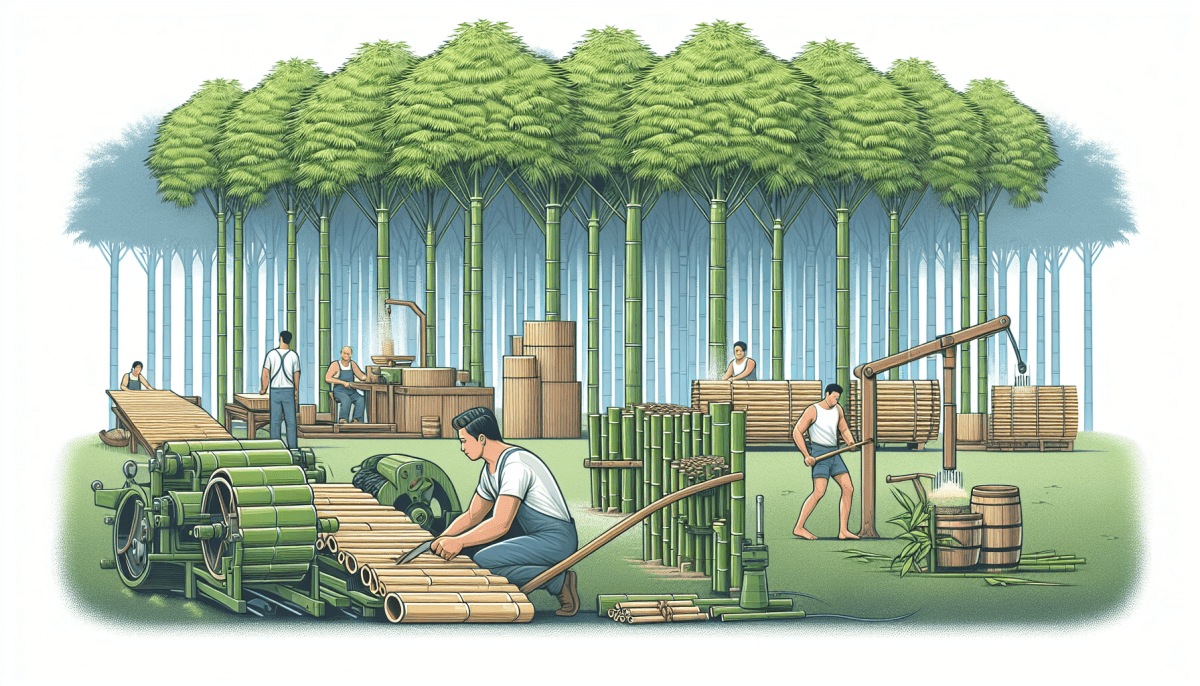 From Plant to Product: Bamboo Manufacturing Process