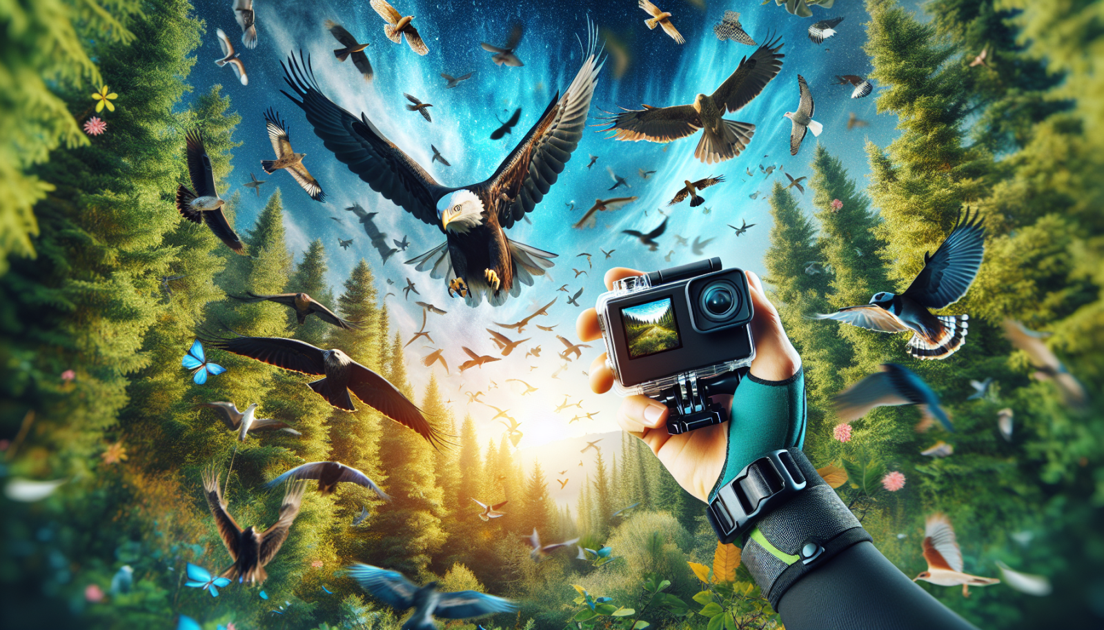 Capture Birds Outdoors with Your GoPro