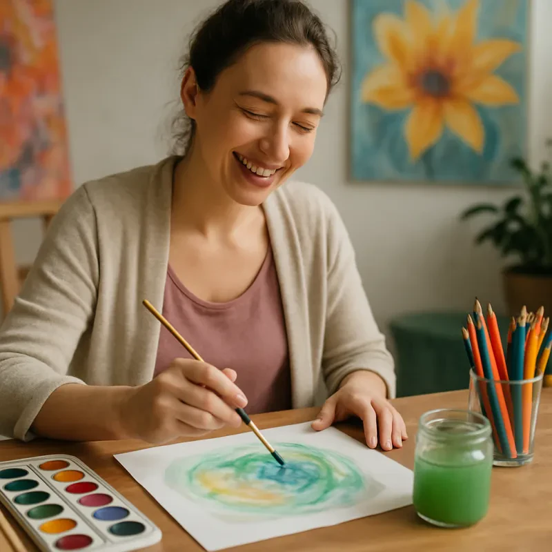 Discover how art can unlock your creative side and help those that experienced trauma