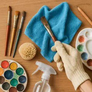 Cleaning your art tools is essential to maintaining their longevity