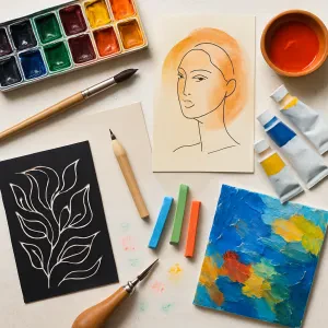 Find the perfect art medium to help you express yourself and your creative side