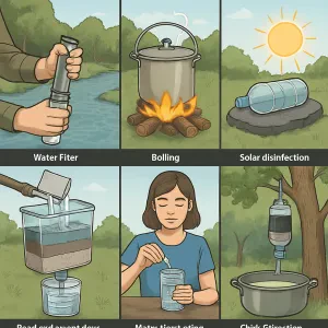 Discover simple ways to ensure you always have safe drinking water when you're away from civilization
