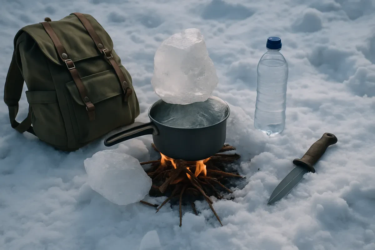 Discovering Ways to Thaw Ice and Snow In Order to Locate Potable Water for Survival