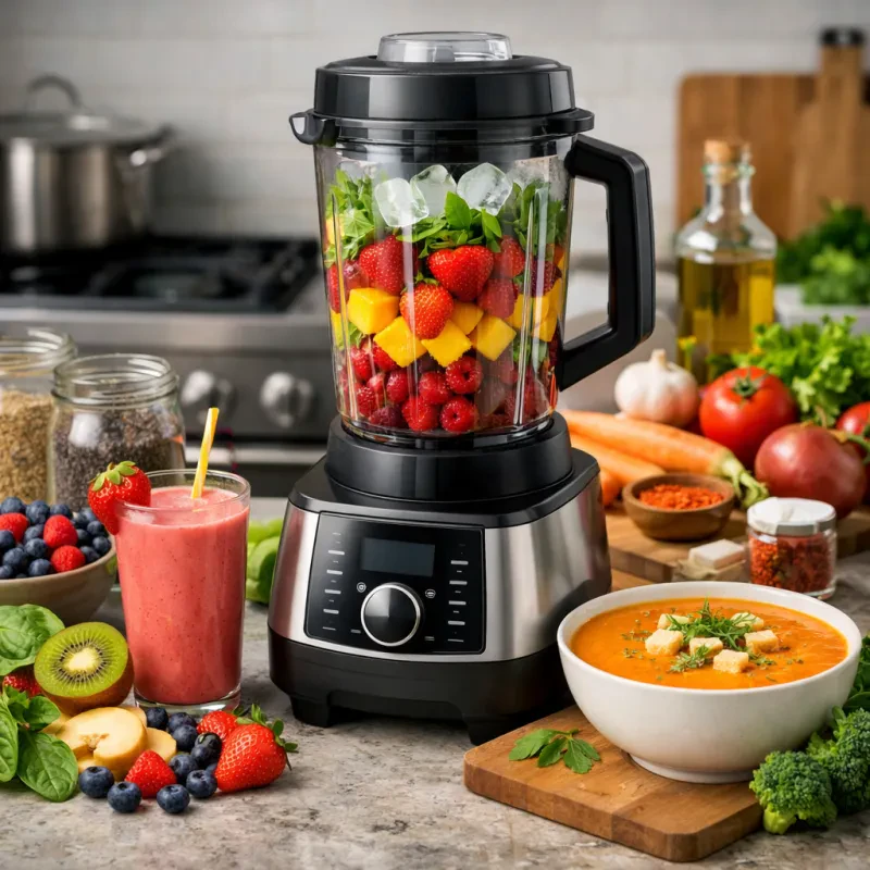 Find the perfect blender for silky smoothies and warm soups in your kitchen