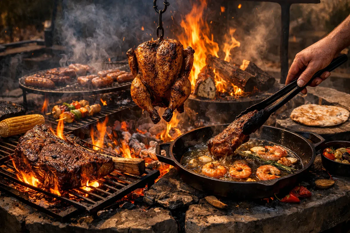Master Live Fire Cooking Techniques Today