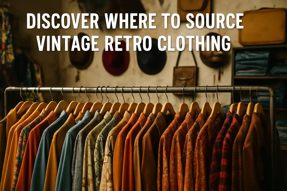 Discover Where to Source Vintage Retro Clothing