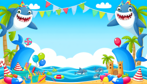 Is your child a shark fan? Throw them a shark-themed party with this guide!