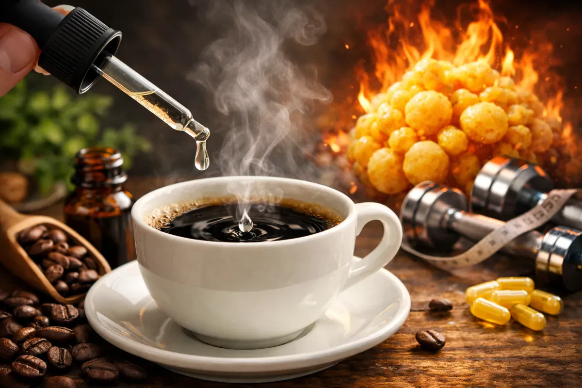 1 Tasteless Drop Into Coffee Burns Fat All Day 