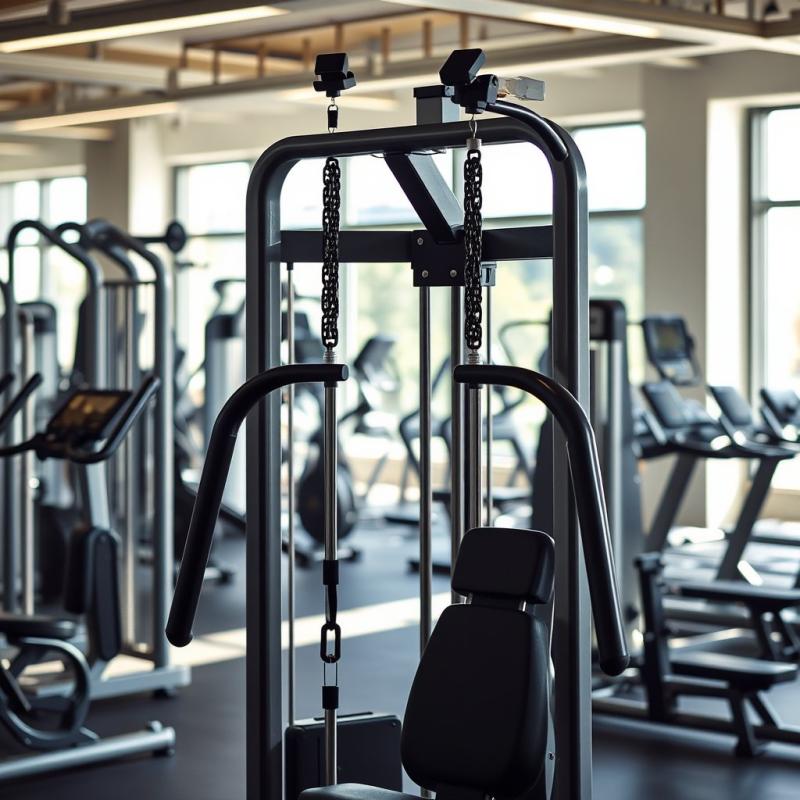 Building strength and muscle with lat pulldown machines