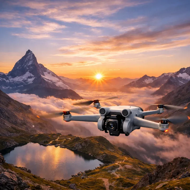 Discover a new perspective on your adventures with the DJI Mini 3 Drone