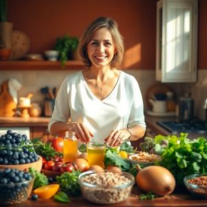 A guide to healthy living during menopause with a diet makeover