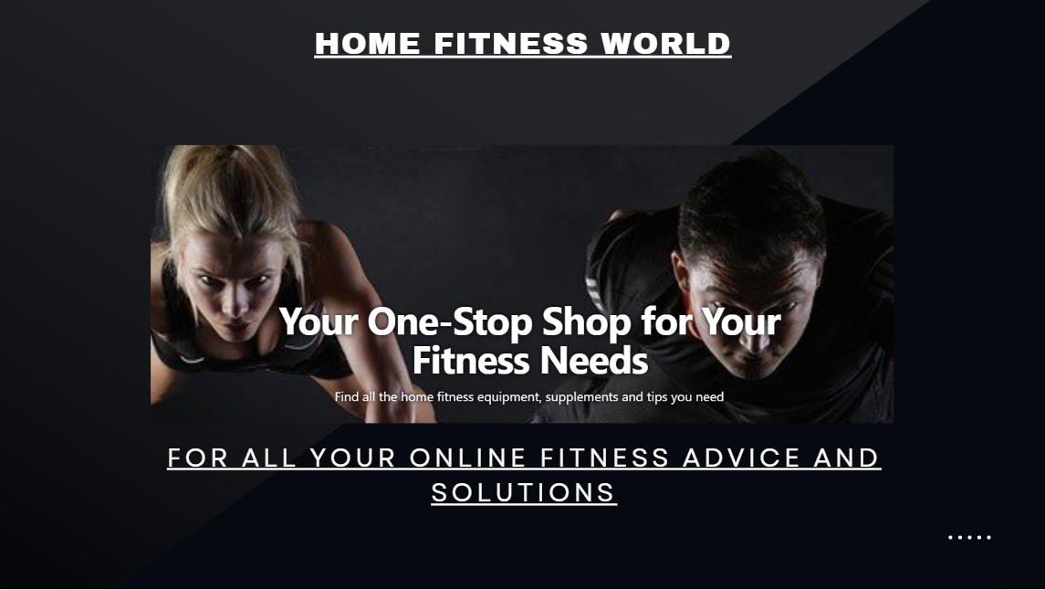 home fitness world