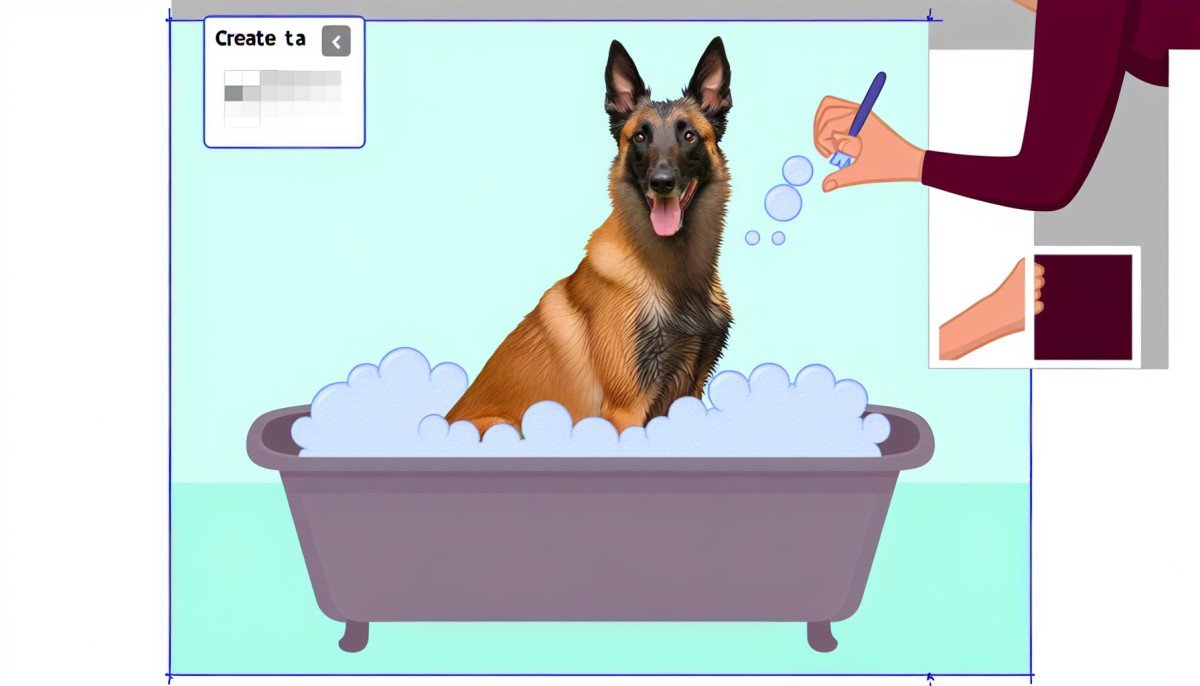 Bath Time: Calm and Happy Dogs