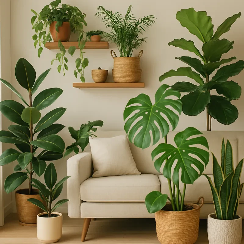 Creating a green paradise indoors and out.