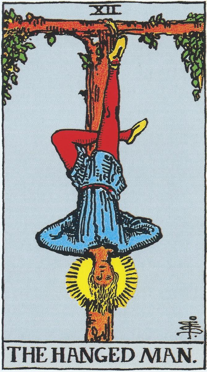 Meaning of the Hanged Man Tarot Card Upright and Reversed