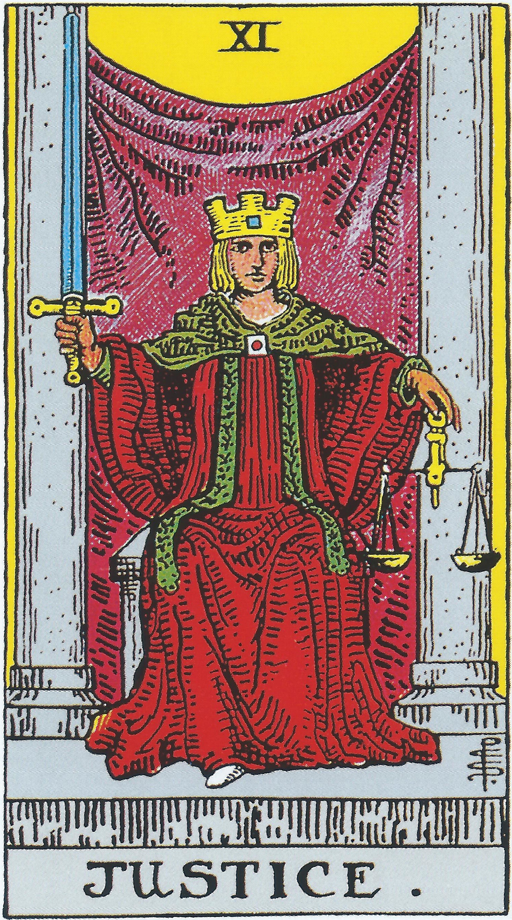 Justice Tarot Card