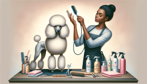 Ensure a well-groomed and stylish poodle with these must-have essentials for your furry companion