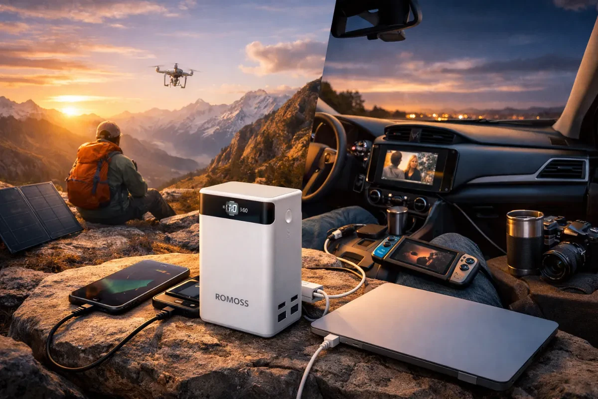 Power Up Anywhere with ROMOSS 40000mAh Charger
