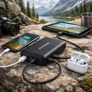 Stay Powered Up on the Go with Evatronic's Versatile Charger