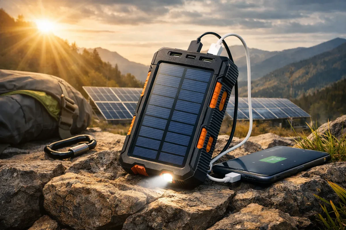 Reliable Dual USB Solar Power Bank Charger