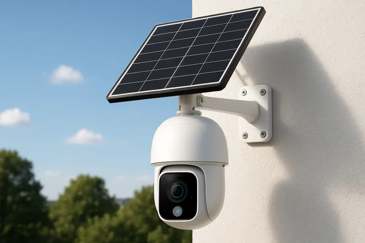 Stay Secure with Solar-Powered 4K AI Camera