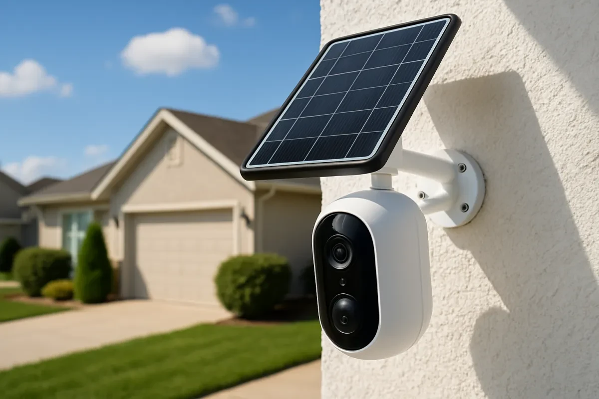 📹 SEE VIDEO BELOW 👇 Keep your home safe with a smart camera that never needs batteries Solar Powered Security Camera for Every Home