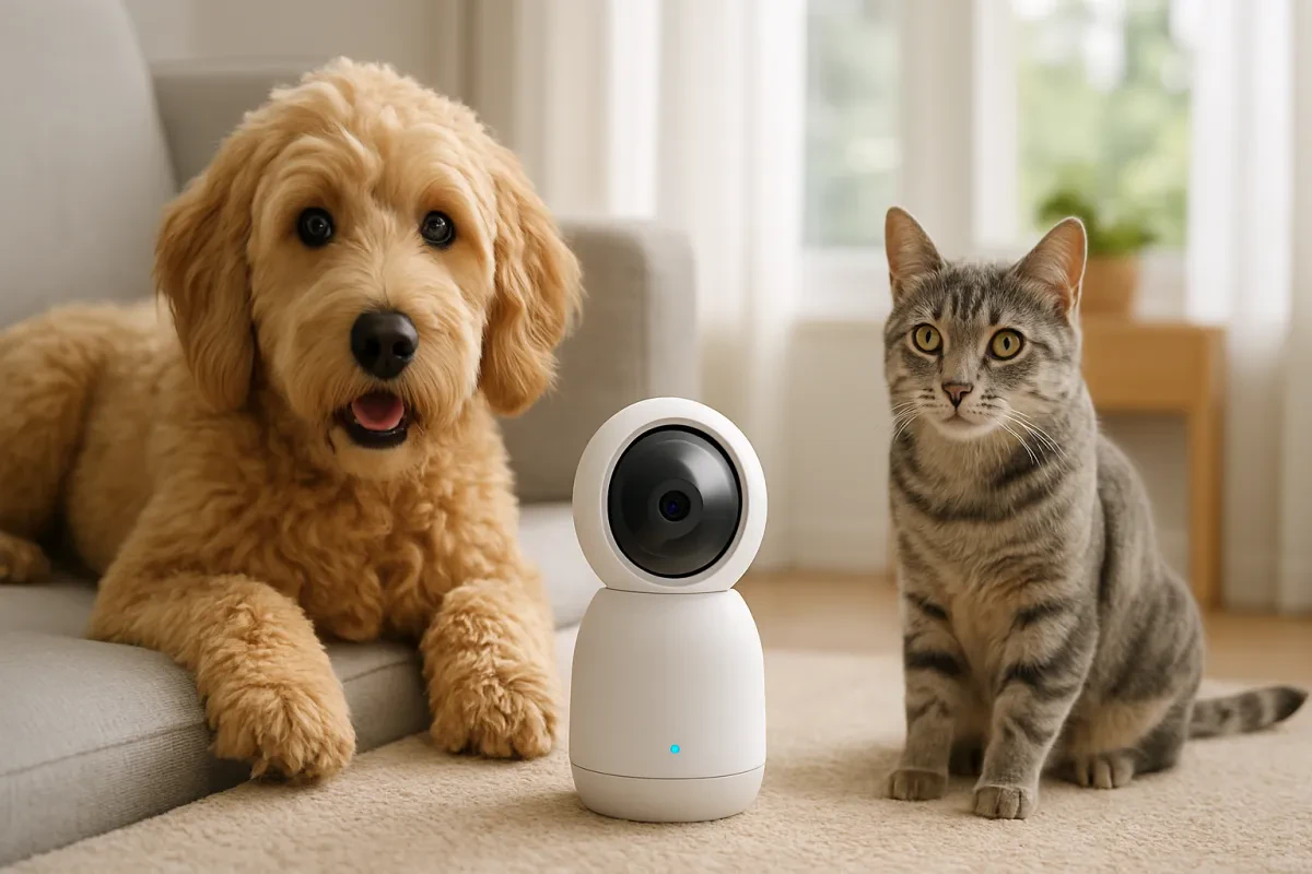 Watch Your Pets Anytime with 360° AI Camera