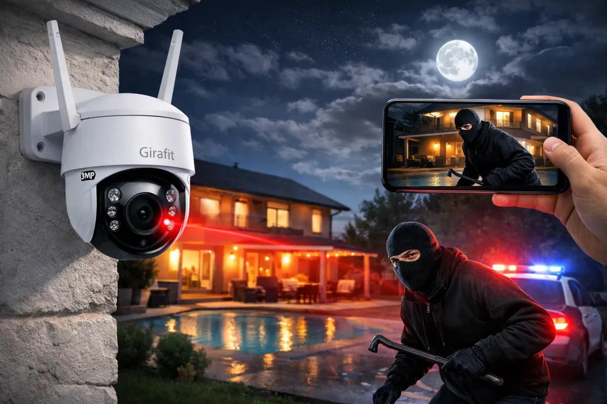 Stay Safe with Girafit 3MP Security Cameras