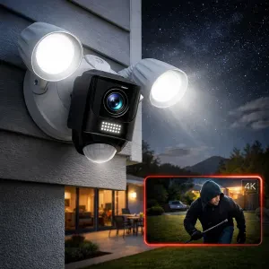 Get top-notch protection with stunning 4K clarity and smart features