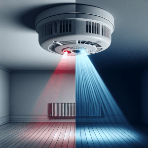 Be confident in your security with StealthGuard, the ultimate smoke detector with night vision capabilities