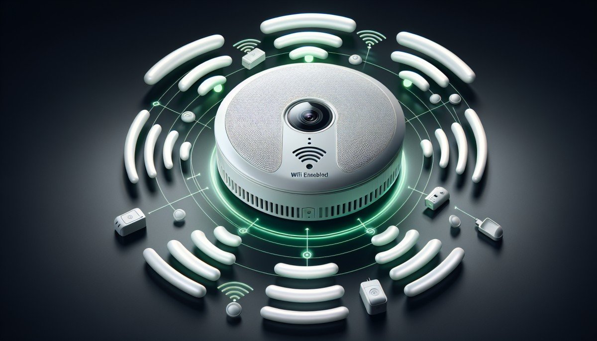 Revolutionize Safety with WiFi With Night Vision Smoke Detector Spy Camera