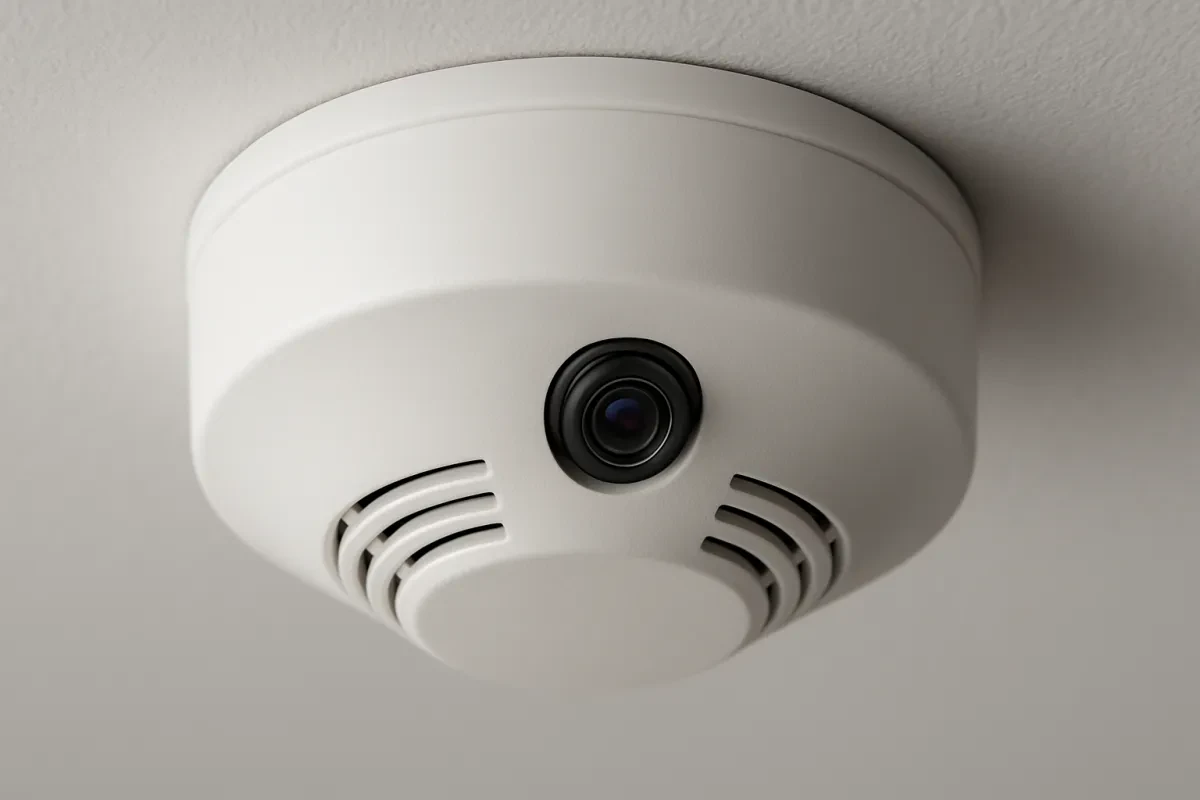 Discreet Security with 4K HD Smoke Detector Camera