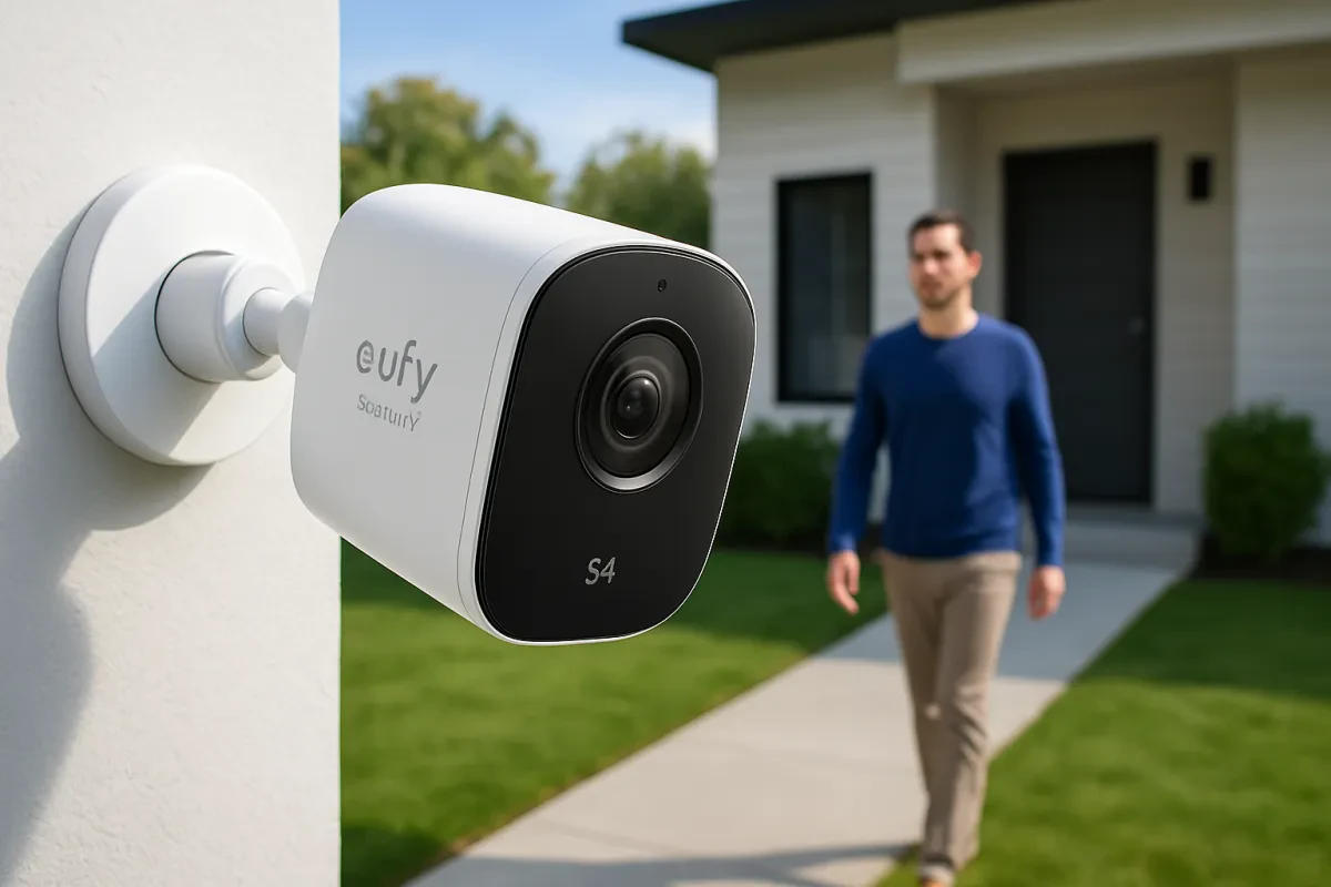Eufy S4 Security Camera Offers Smart AI Tracking