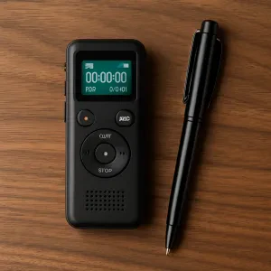 Never miss a moment with hands-free recording that fits right in your pocket
